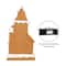 Glitzhome® 17.75" Christmas Lighted Resin Gingerbread House Table Decor